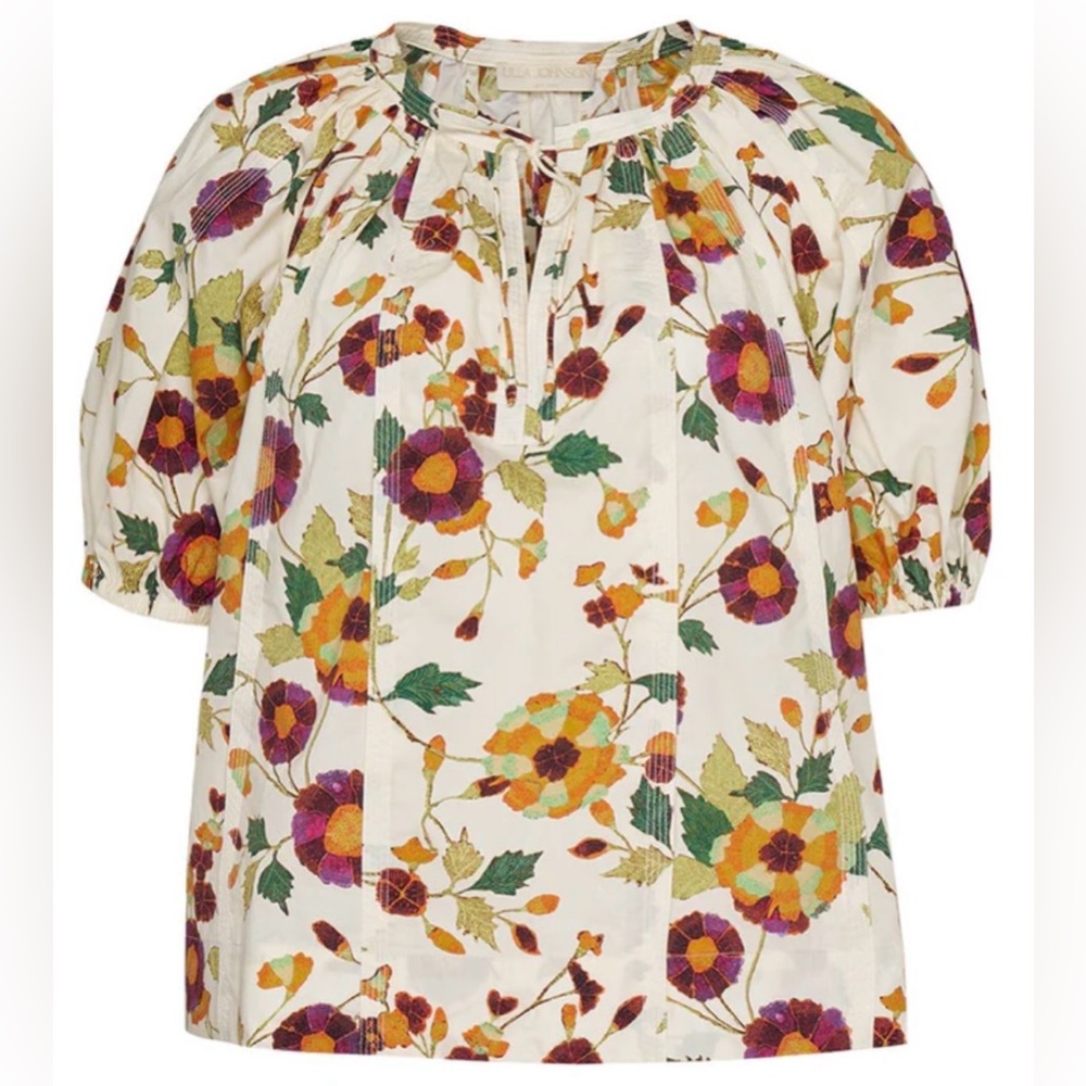 Ulla Johnson Loli Top in White Iris